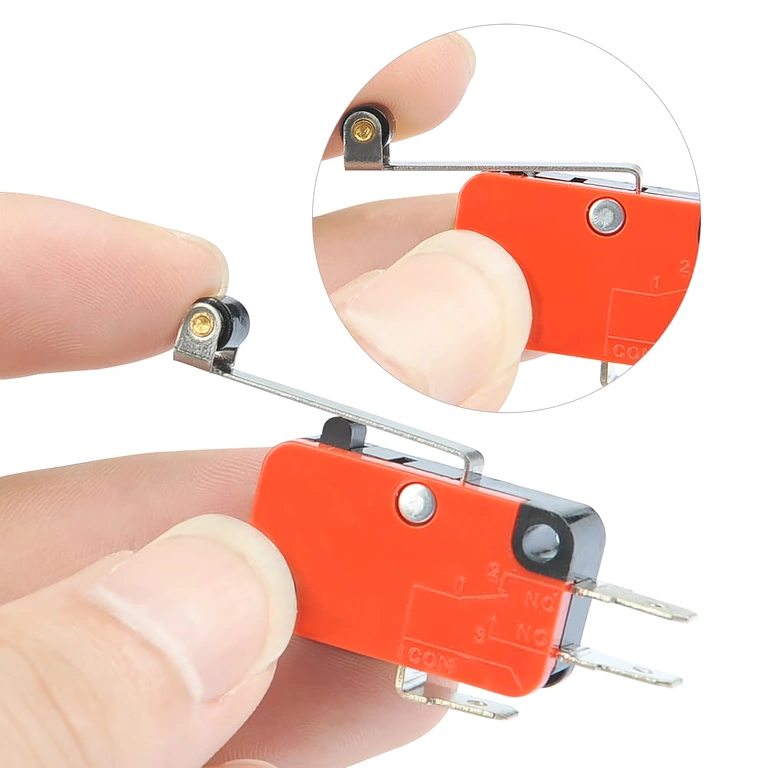 V-156-1C25 mikrojungiklis ribotuvas – šoninis vaizdas