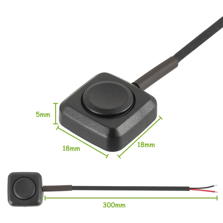 Apytiksliai 30 cm ilgio laidas slėptam montavimui ir lankstumui