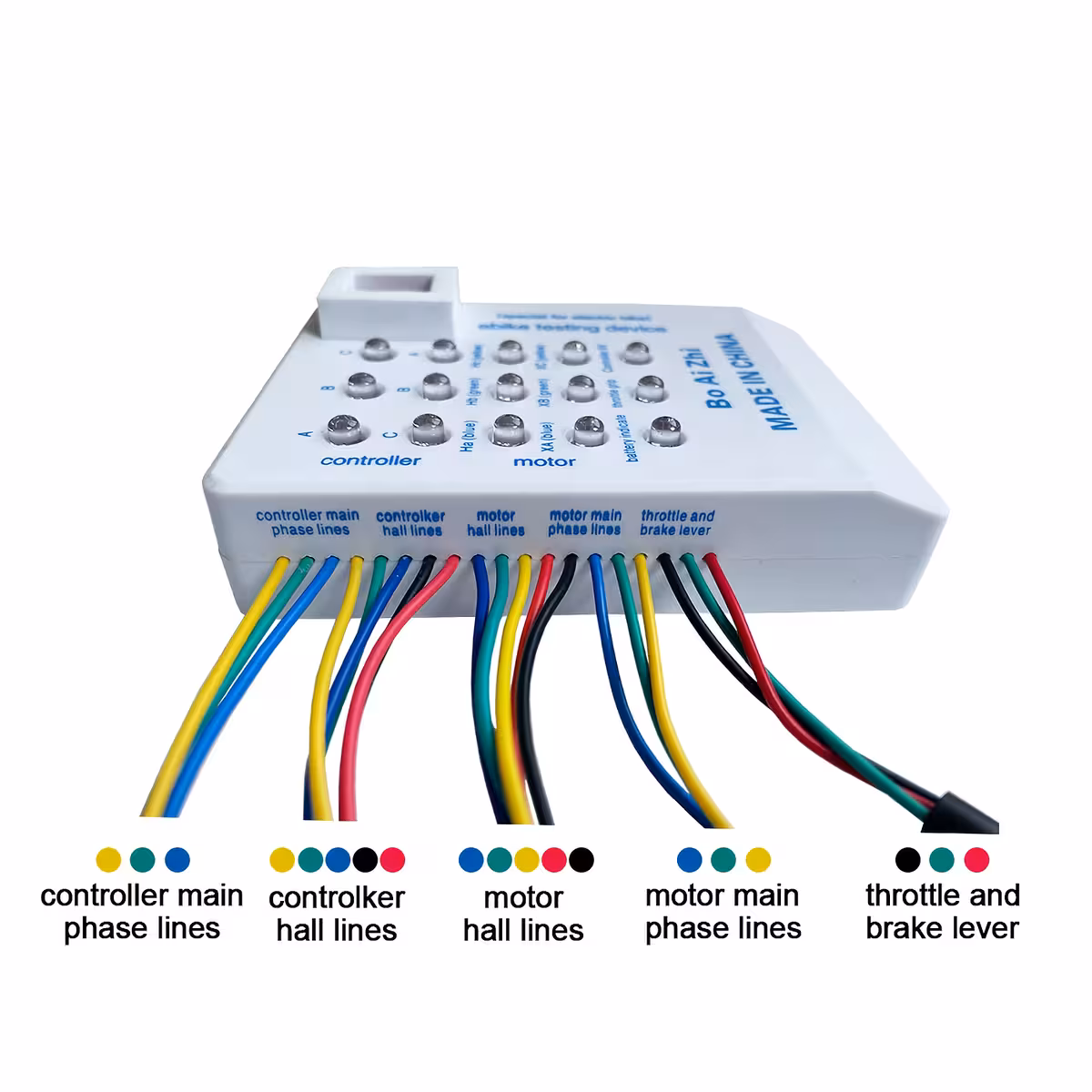 Universalio testerio jungčių detalė