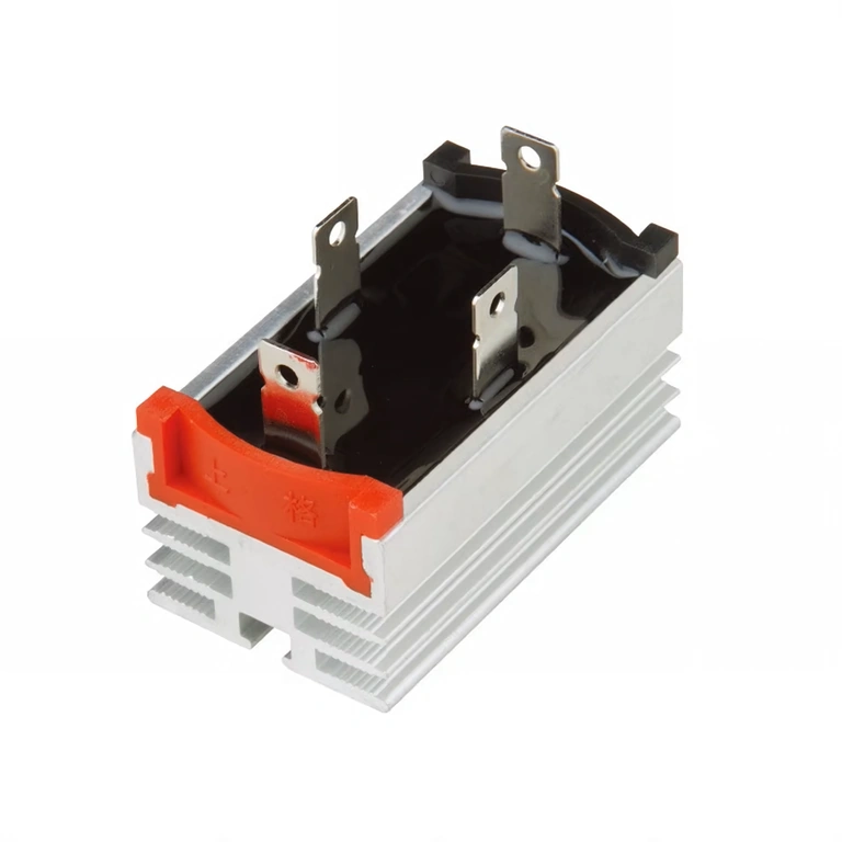 Vienfazė lygintuvo tiltelio šoninis vaizdas