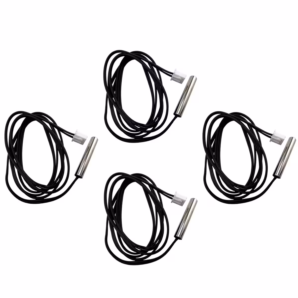 4 vnt. NTC 10K temperatūros jutiklių rinkinys šildymo centrams